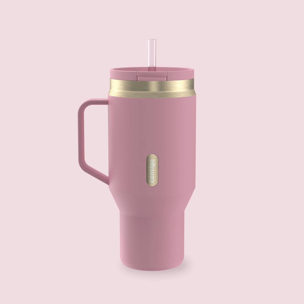 30 oz SnapSeal™ Tumbler (w/ Straw & Handle) cQeE