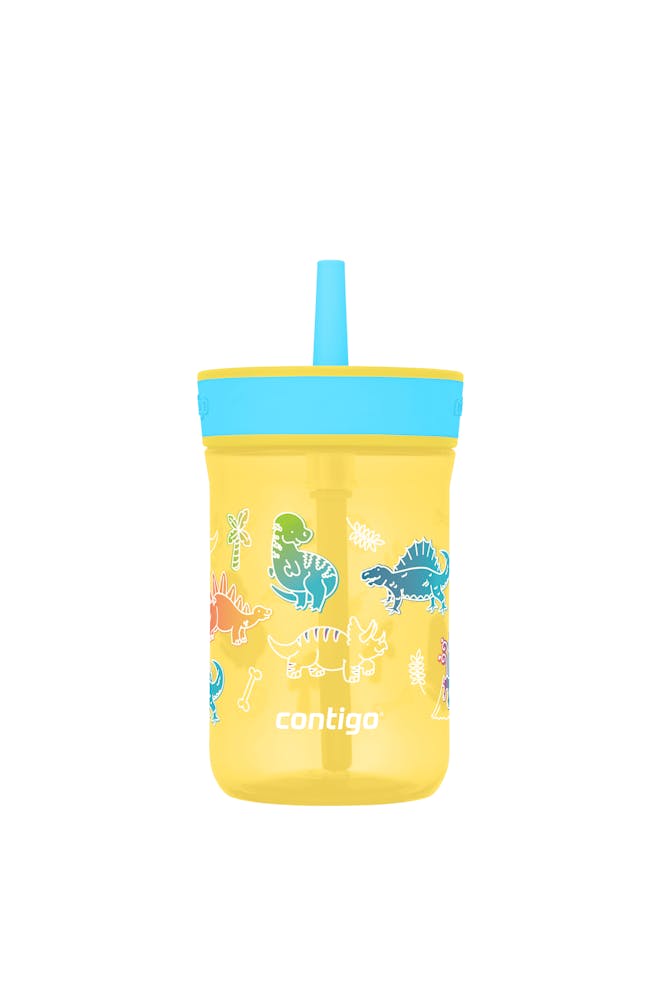 Contigo® Kids’ Leighton Straw Tumbler with Spill-Proof Leak-Proof Lid, 14oz 0BLW
