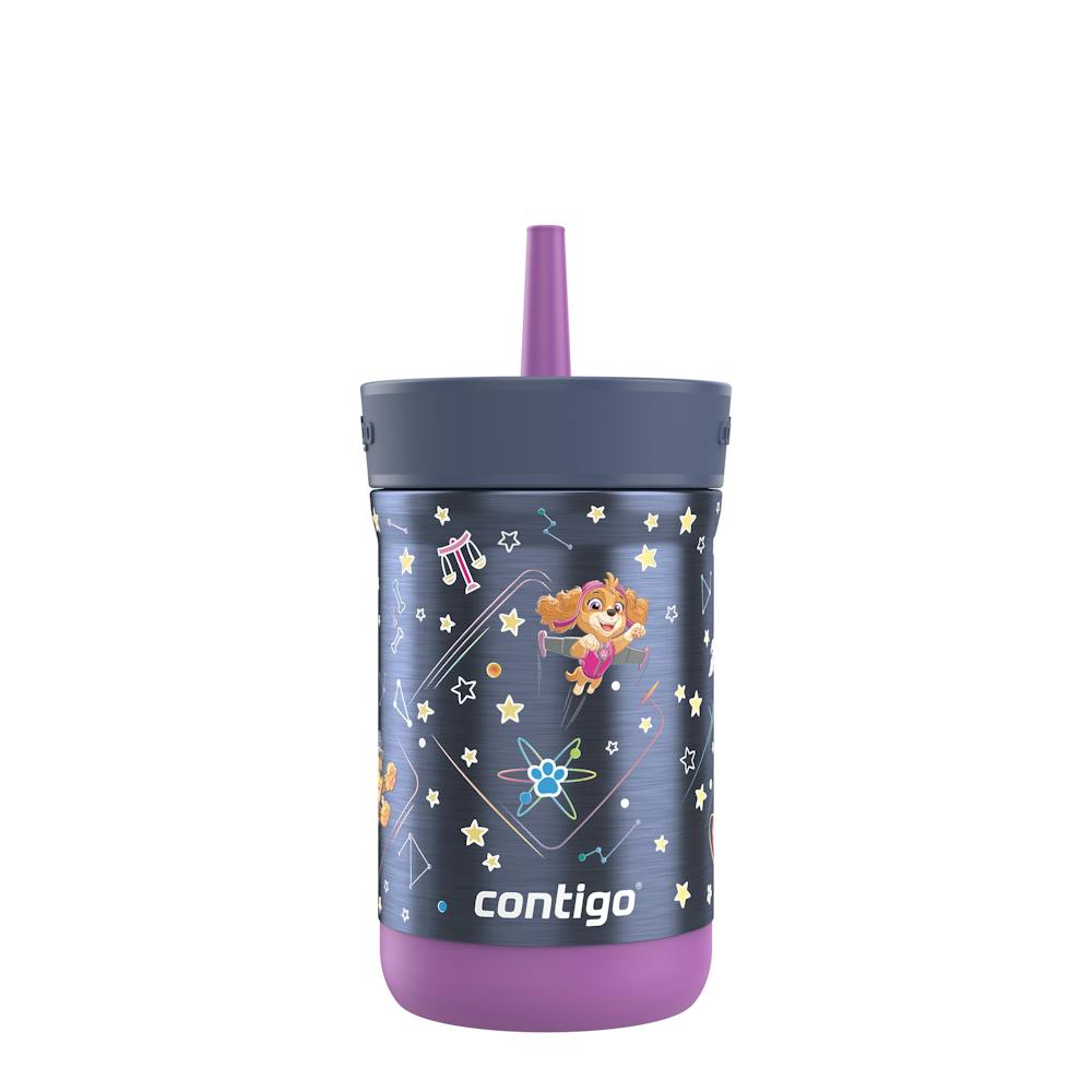 Contigo® Kids Leighton Spill-Proof Stainless Steel Tumbler with Straw, 12oz c7am