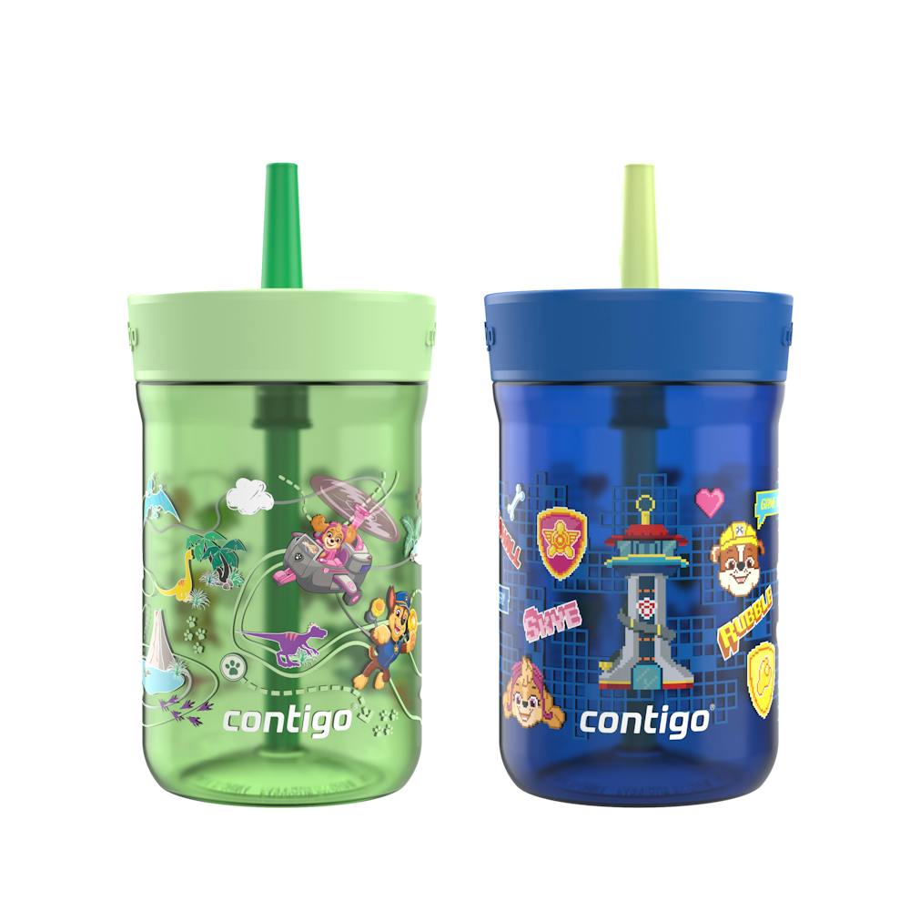 Contigo® Kids’ Leighton Straw Tumbler with Spill-Proof Leak-Proof Lid, 14oz 3dTC
