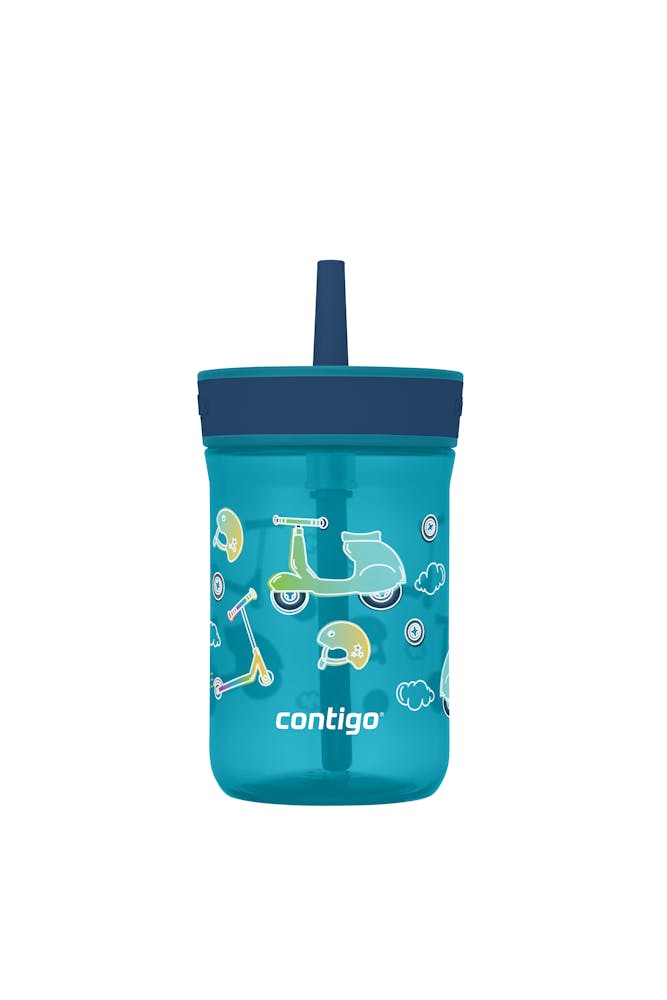 Contigo® Kids’ Leighton Straw Tumbler with Spill-Proof Leak-Proof Lid, 14oz fOJA