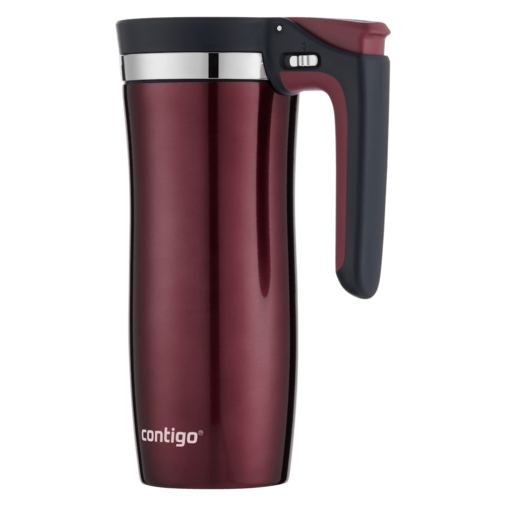 Contigo® Handled AUTOSEAL® Stainless Steel Travel Mug with Easy-Clean Lid, 16oz 2JIi