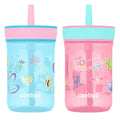 Contigo® Kids’ Leighton Straw Tumbler with Spill-Proof Leak-Proof Lid, 14oz tFjk