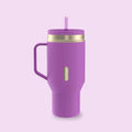 30 oz SnapSeal™ Tumbler (w/ Straw & Handle) nEzL