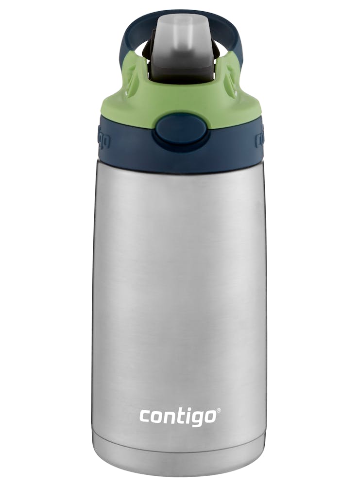 Contigo® Kids Straw Stainless Steel Water Bottle with AUTOSPOUT® Lid, 13oz zPGQ