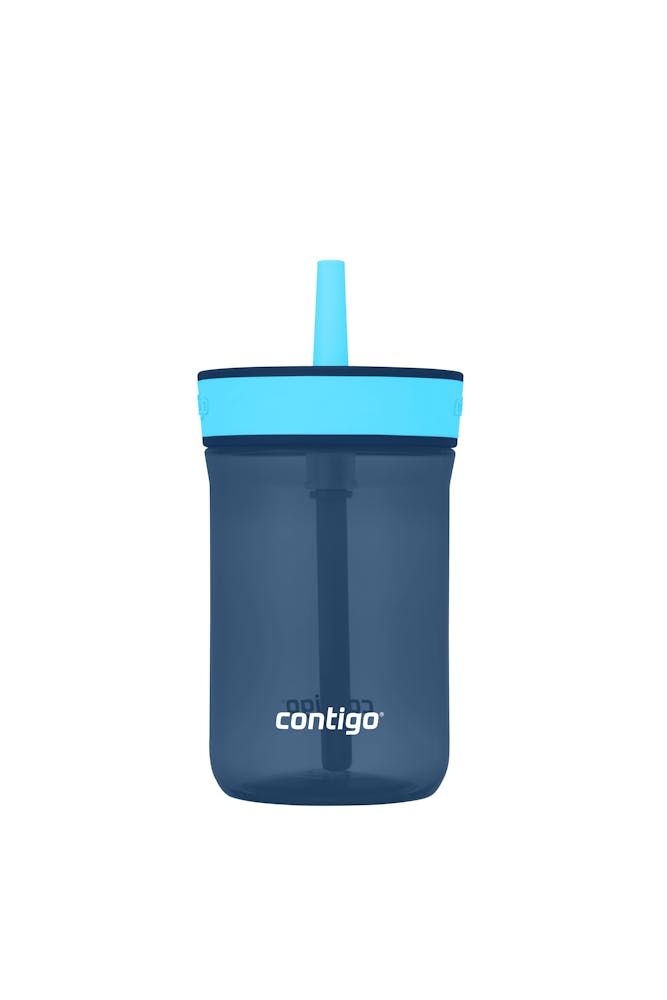 Contigo® Kids’ Leighton Straw Tumbler with Spill-Proof Leak-Proof Lid, 14oz oWmo