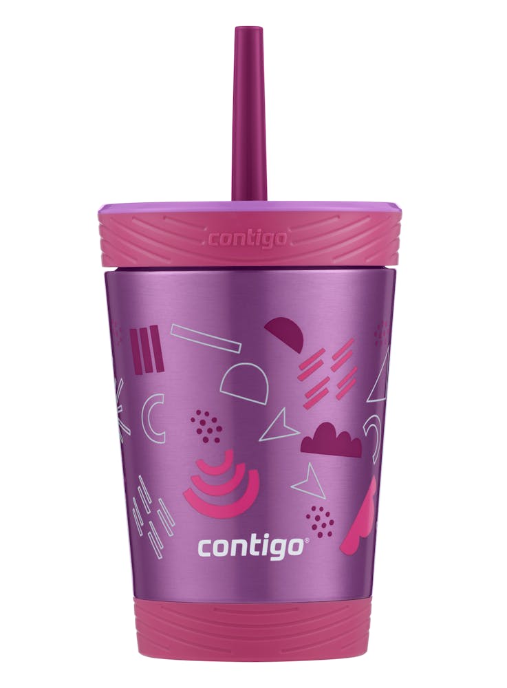 Kids Spill-Proof Stainless Steel Tumbler with Straw and THERMALOCK®, 12 oz GaKS