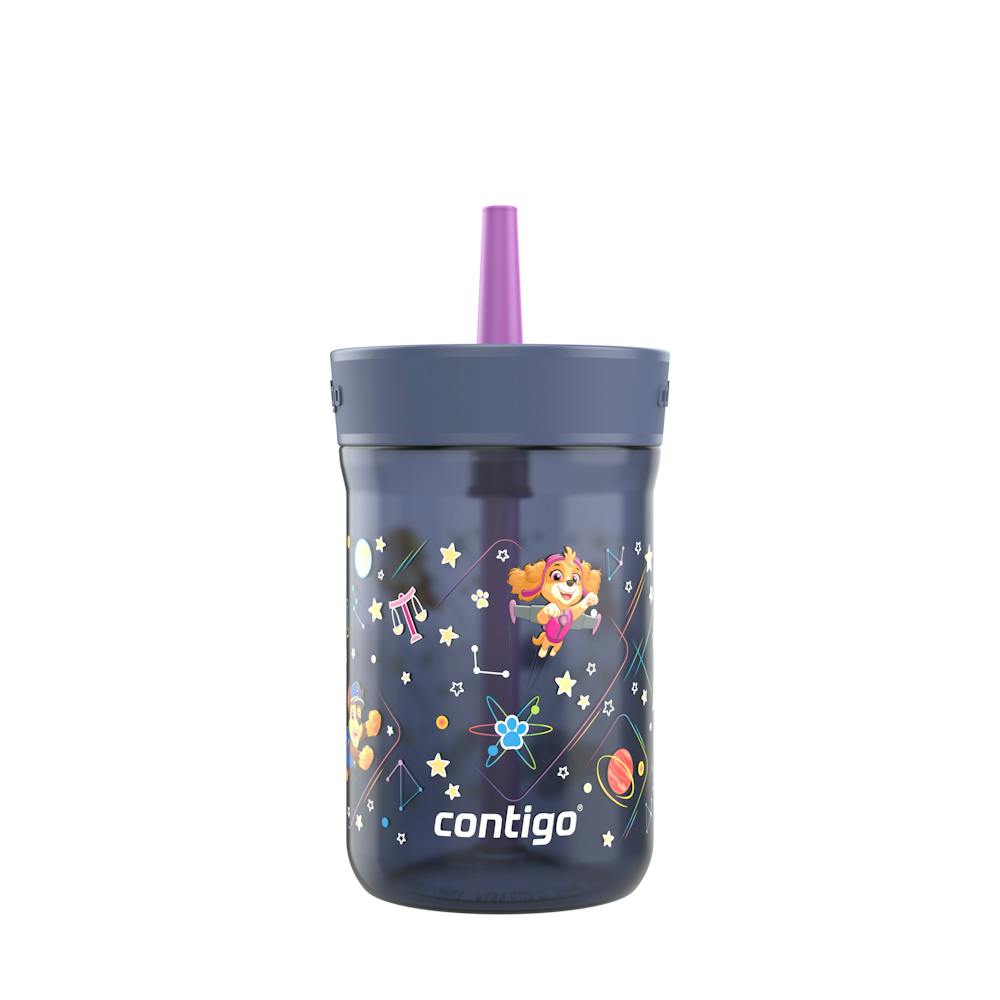 Contigo® Kids’ Leighton Straw Tumbler with Spill-Proof Leak-Proof Lid, 14oz xa9y