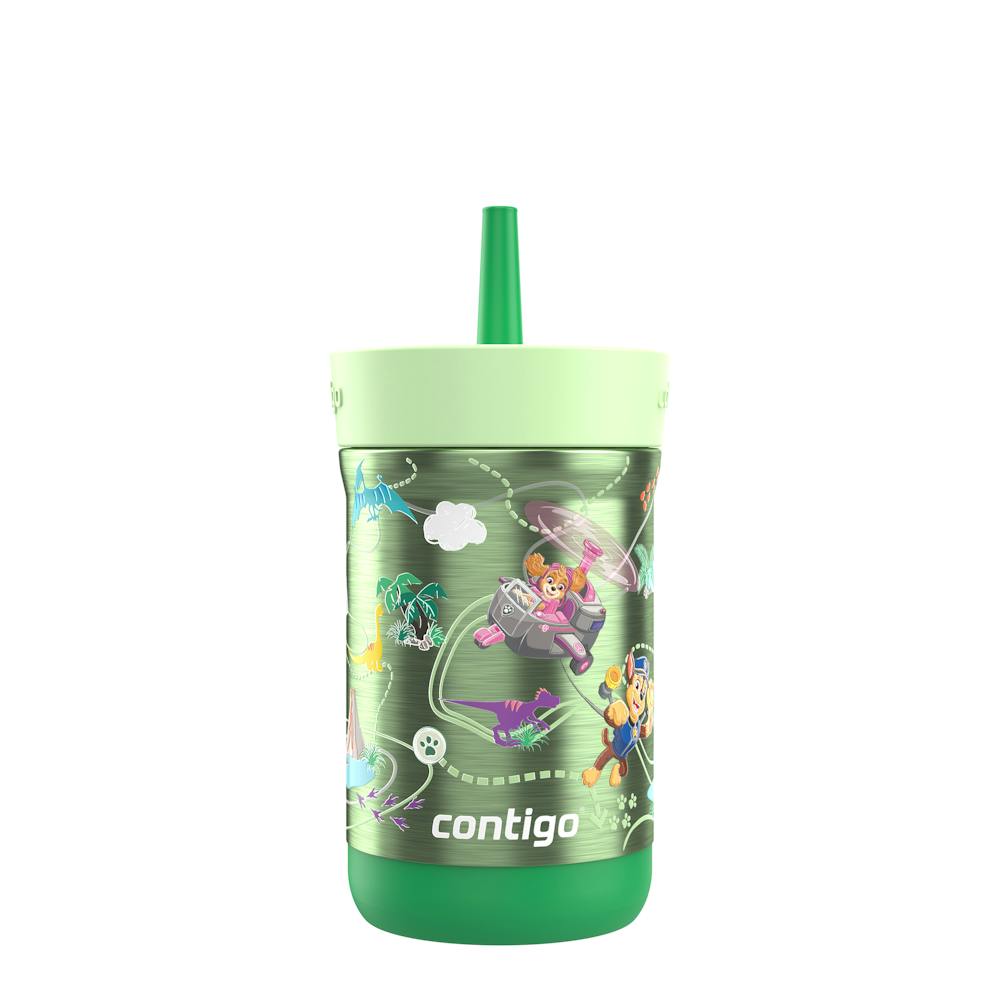 Contigo® Kids Leighton Spill-Proof Stainless Steel Tumbler with Straw, 12oz a70O