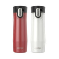 Contigo® AUTOSEAL® West Loop Vacuum-Insulated Stainless Steel Travel Mug with Easy-Clean Lid, 20 oz, 2-Pack W85Z